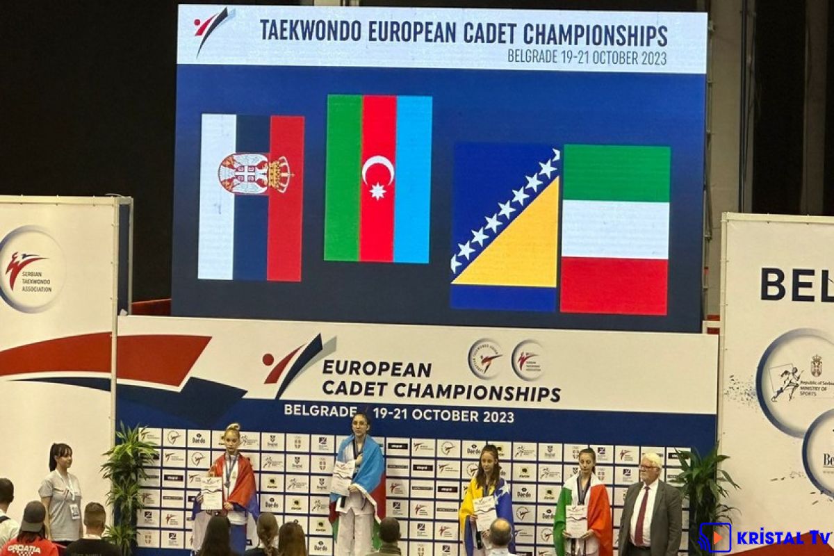 Azərbaycan taekvondoçusu Avropa çempionu olub