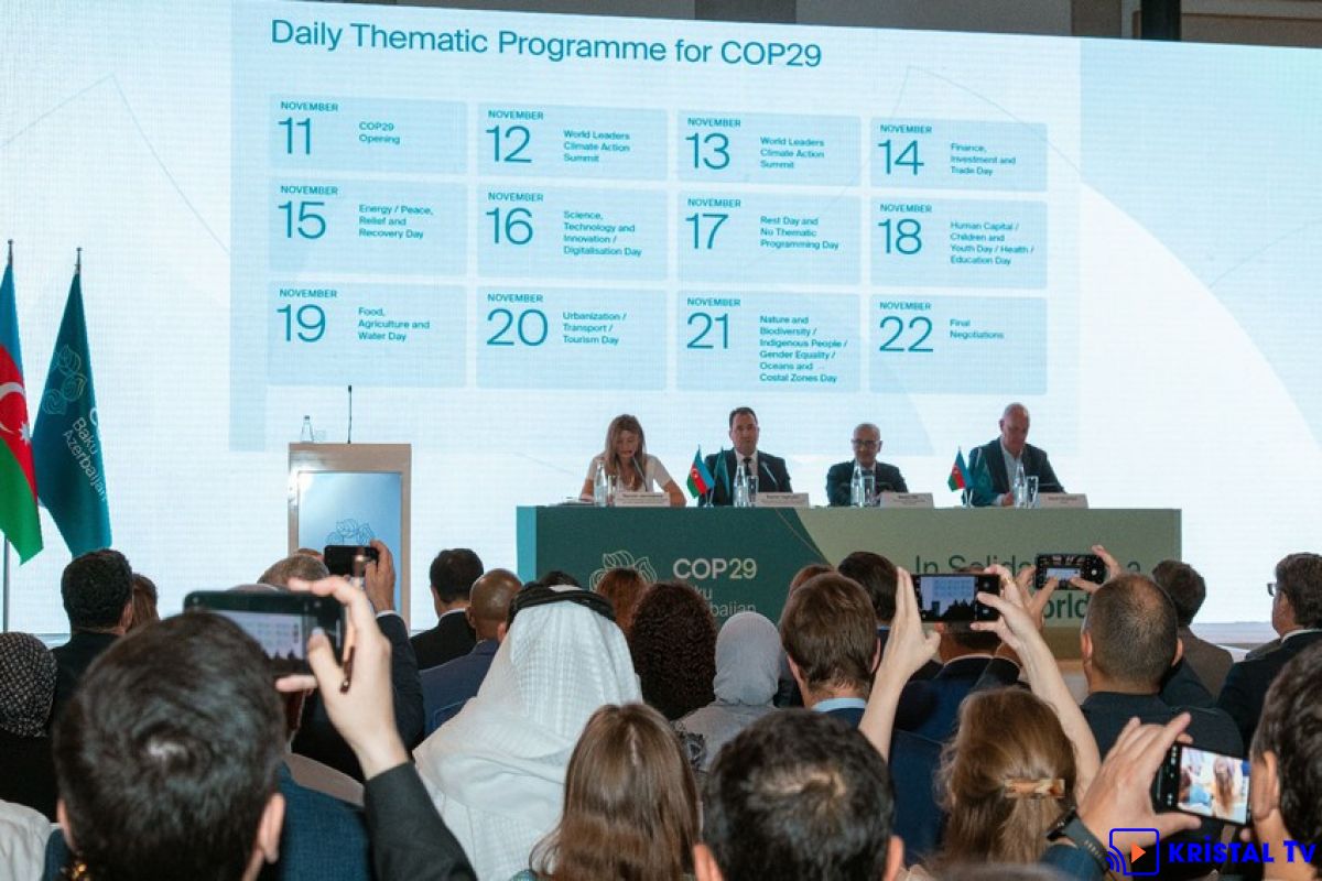 COP29 Azərbaycan Sədrliyinin ölkədə akkreditə olunmuş diplomatik korpusun üzvləri üçün ikinci brifinqi baş tutub