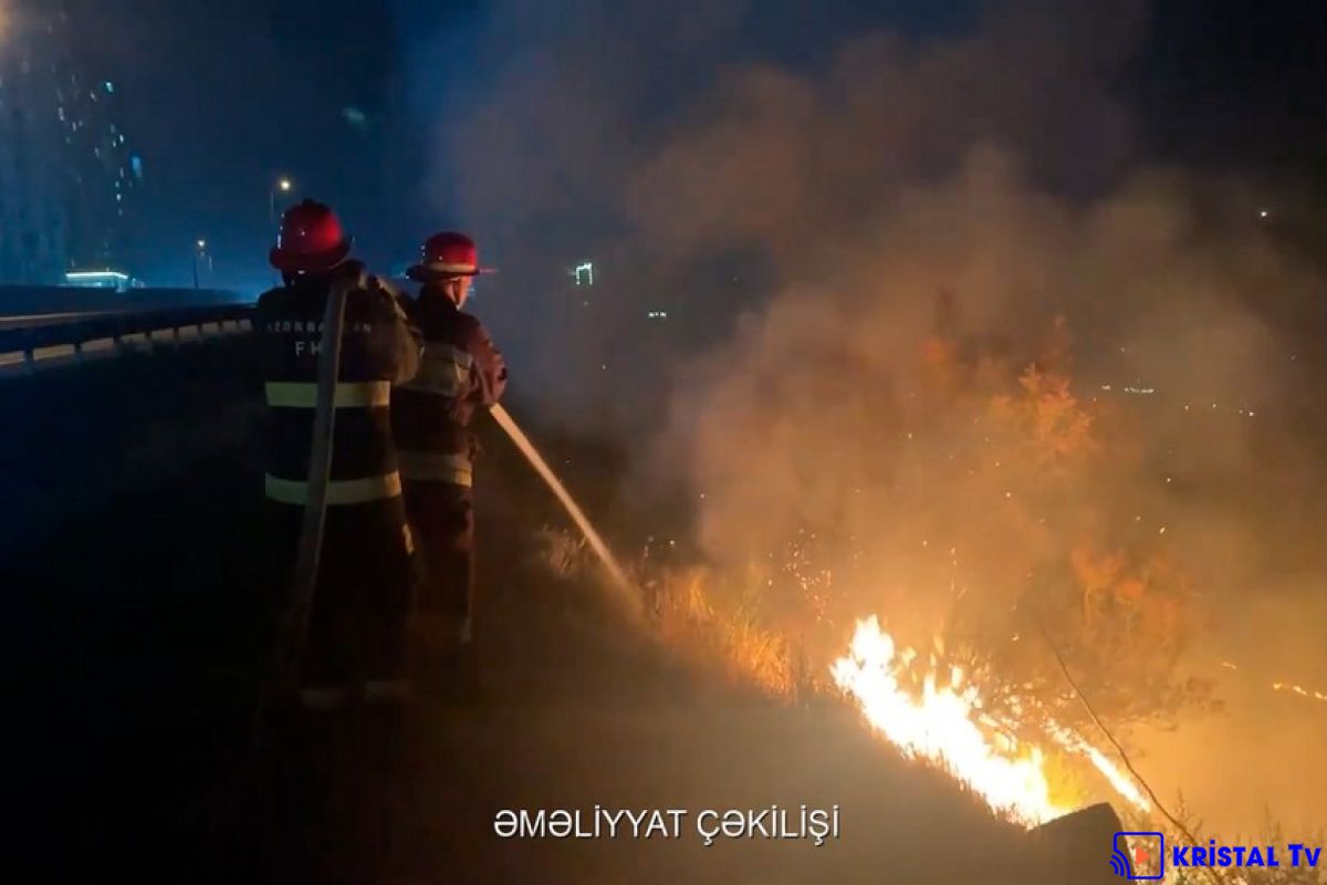 Xocəsən qəsəbəsindəki yanğın söndürülüb.