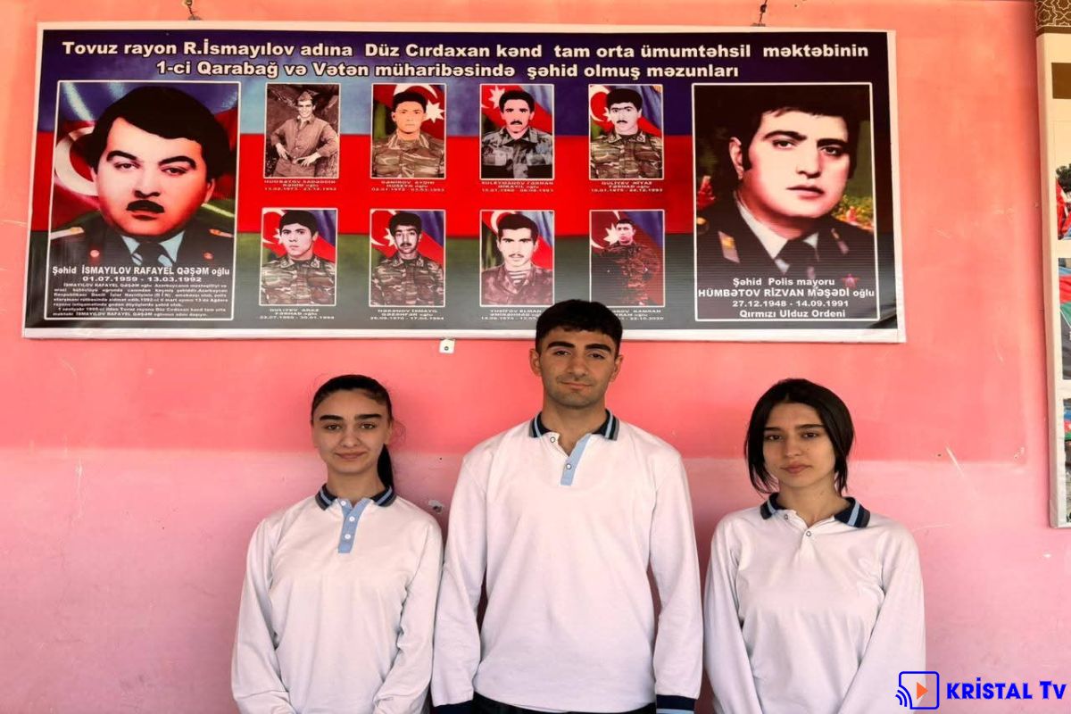 Tovuzda Təhsil Uğuru: Rafayel İsmayılov adına Düz Cırdaxan kənd tam orta ümumtəhsil məktəbi