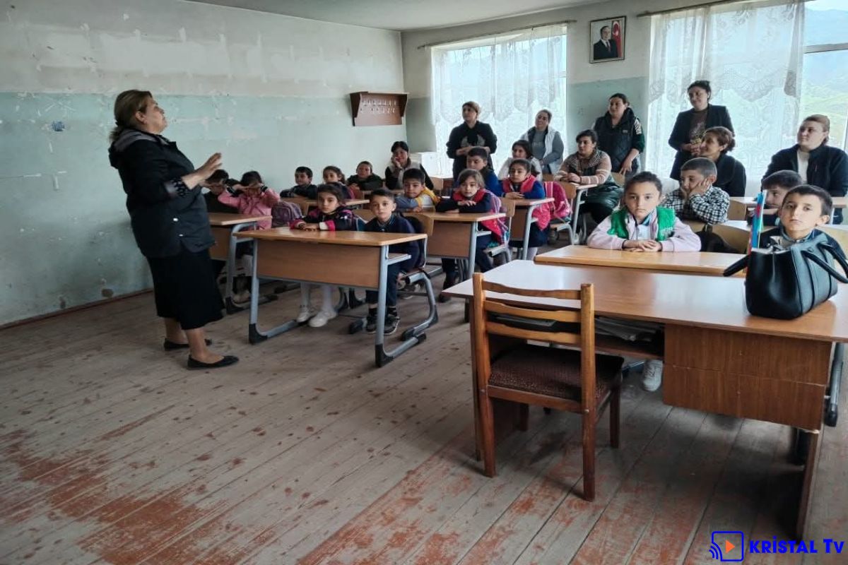 Tovuzun Ağdam kəndində Naiq Yusifov adına məktəbdə təhsilin keyfiyyəti və uğurlar yüksəlir