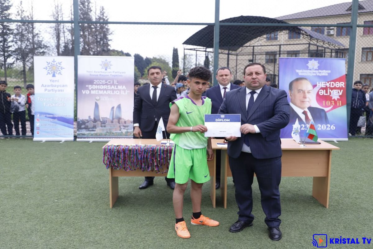 Tovuzda Ümummilli Lider Heydər Əliyevin xatirəsinə həsr olunmuş minifutbol turniri keçirilib