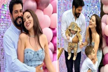 Fahriye Evcen kişik oğlunun fotosunu ilk dəfə paylaşdı