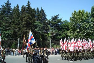 ABŞ hərbçiləri ilk dəfə Gürcüstanın Müstəqillik Günü paradında iştirak etməyiblər