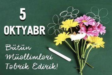 Bu gün Beynəlxalq Müəllimlər Günüdür