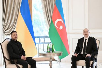 "Siz bizim uşaqlarımıza kömək edirsiniz" - Zelenski Əliyevə təşəkkür etdi