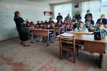 Tovuzun Ağdam kəndində Naiq Yusifov adına məktəbdə təhsilin keyfiyyəti və uğurlar yüksəlir