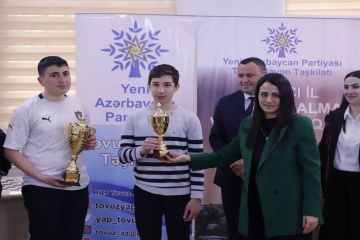 Tovuzda Ümummilli Lider Heydər Əliyevin anadan olmasının 103-cü ildönümünə həsr olunmuş şahmat turniri keçirilib