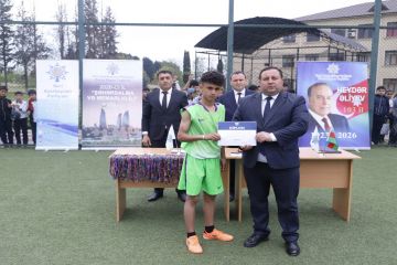 Tovuzda Ümummilli Lider Heydər Əliyevin xatirəsinə həsr olunmuş minifutbol turniri keçirilib