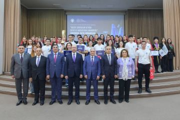 Elm və təhsil naziri rəqəmsal ideya müsabiqəsinin bağlanış mərasimində iştirak edib